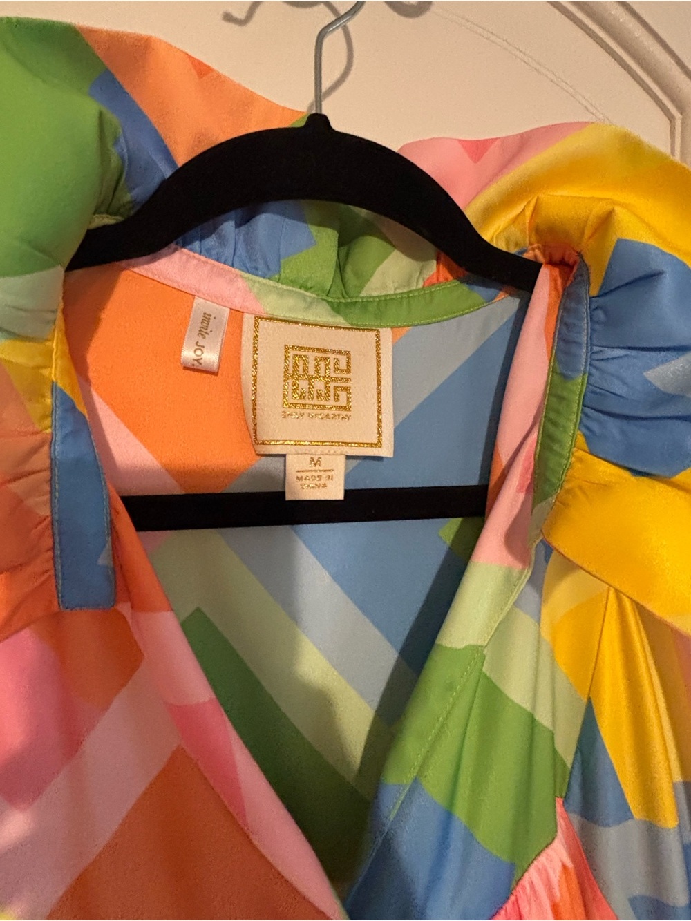 Bright Geometric Multicolor Women’s Dress - Picture 2 of 7